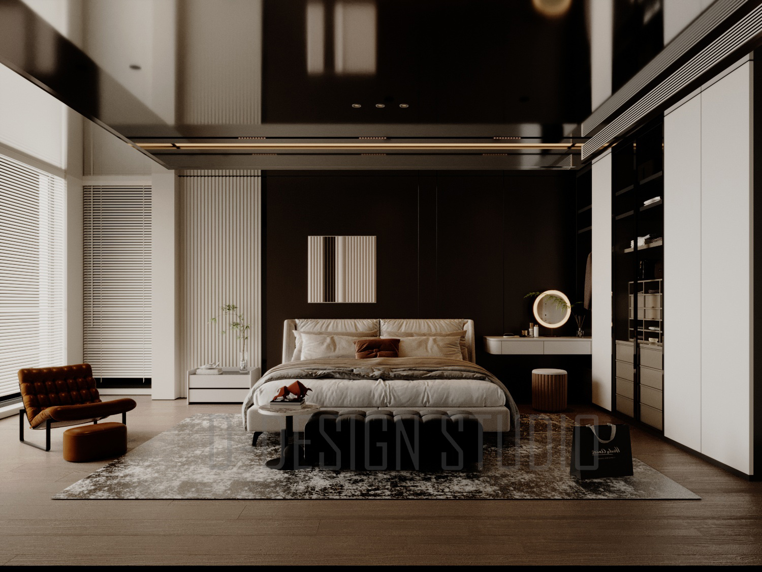 3D Bedroom Model Download by 3DF 39