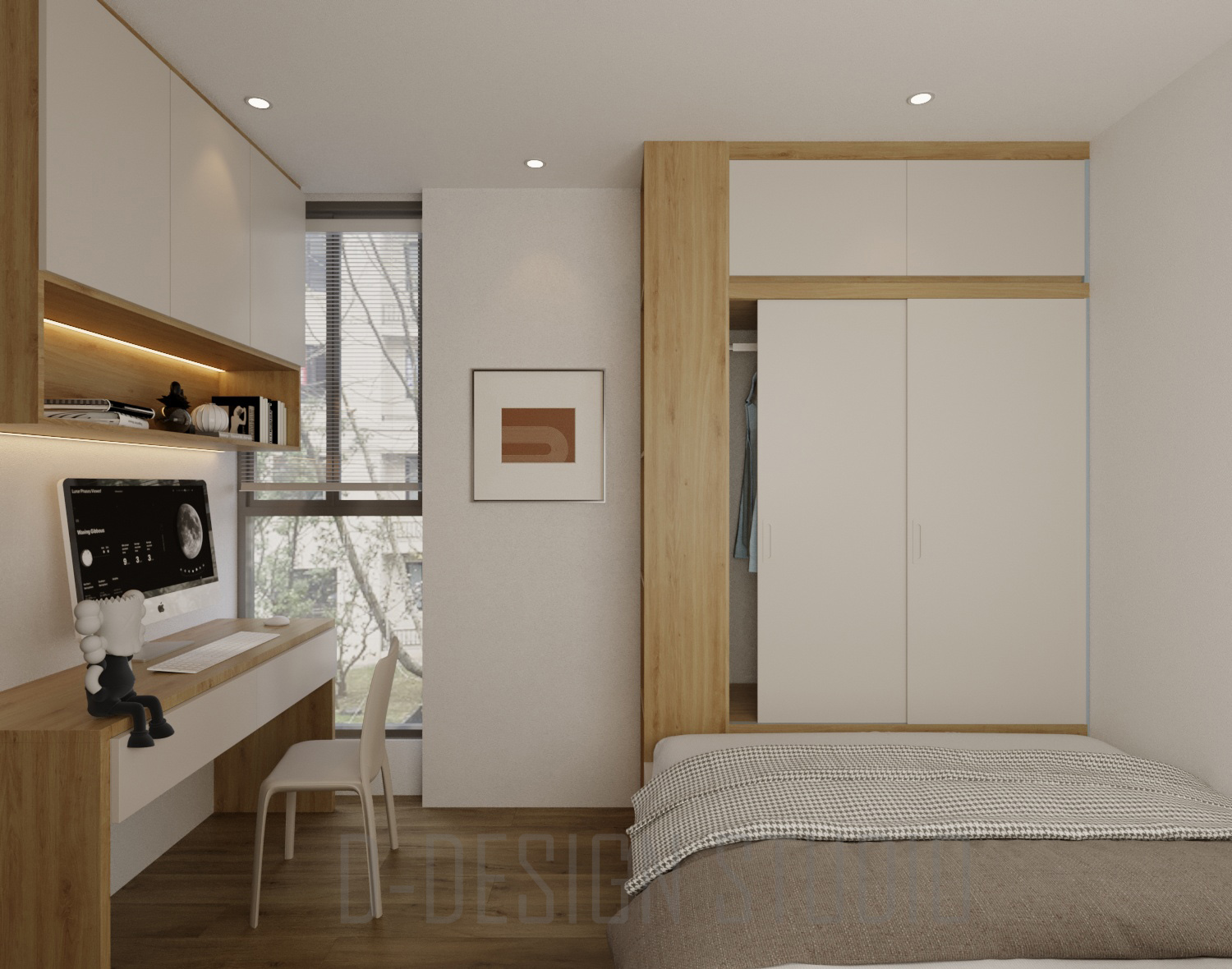 3D Bedroom Model Download by DDesignstudio 5