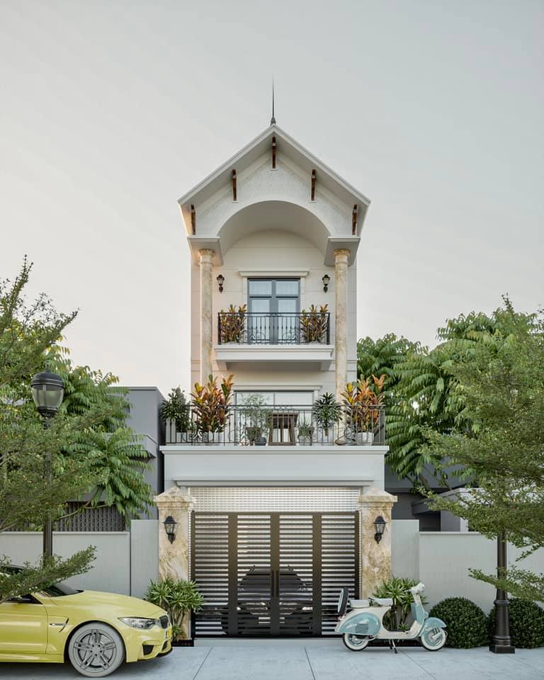 3D House Exterior Model Download By Dang Ba Quyet