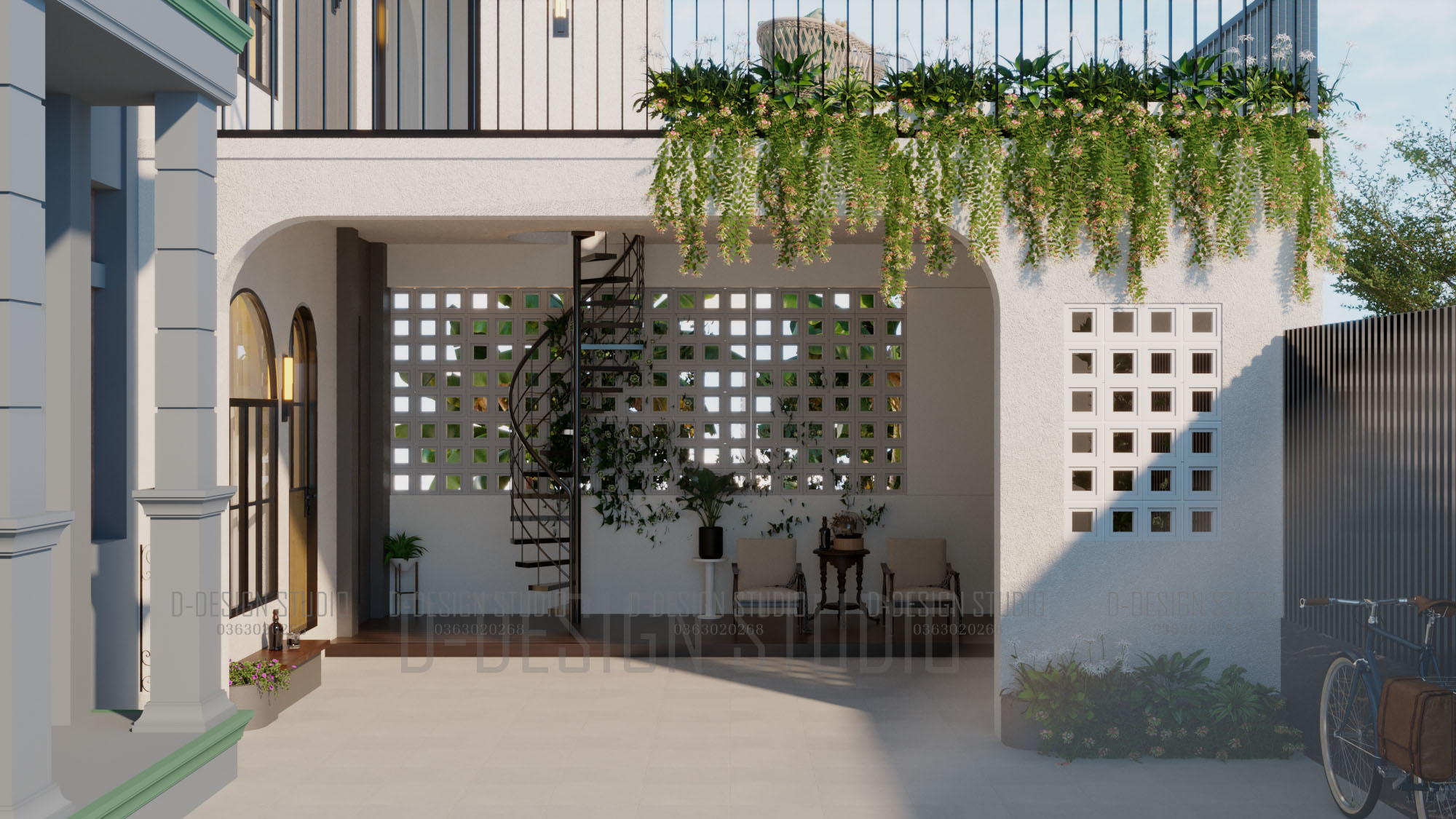 3Ds Max House Exterior Model Download By 3DF 337