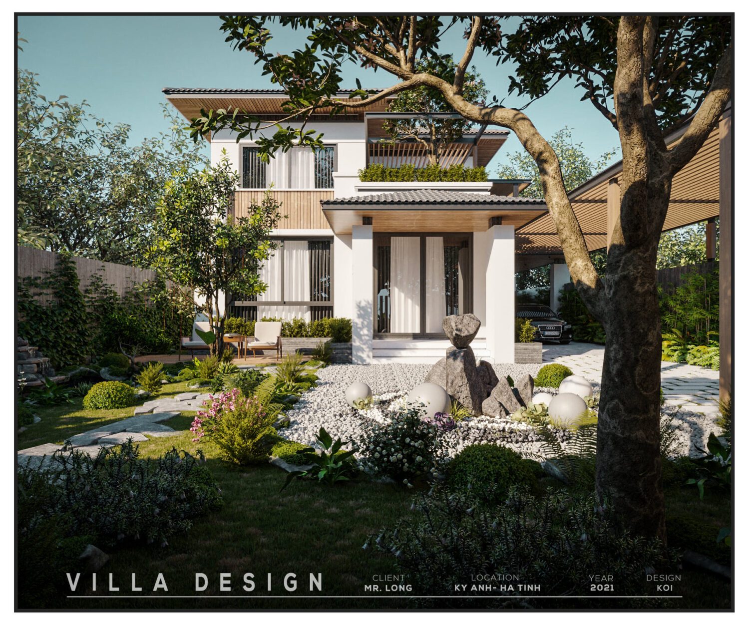 3D Model Exterior Villa File 3dsmax By Tan Nguyen