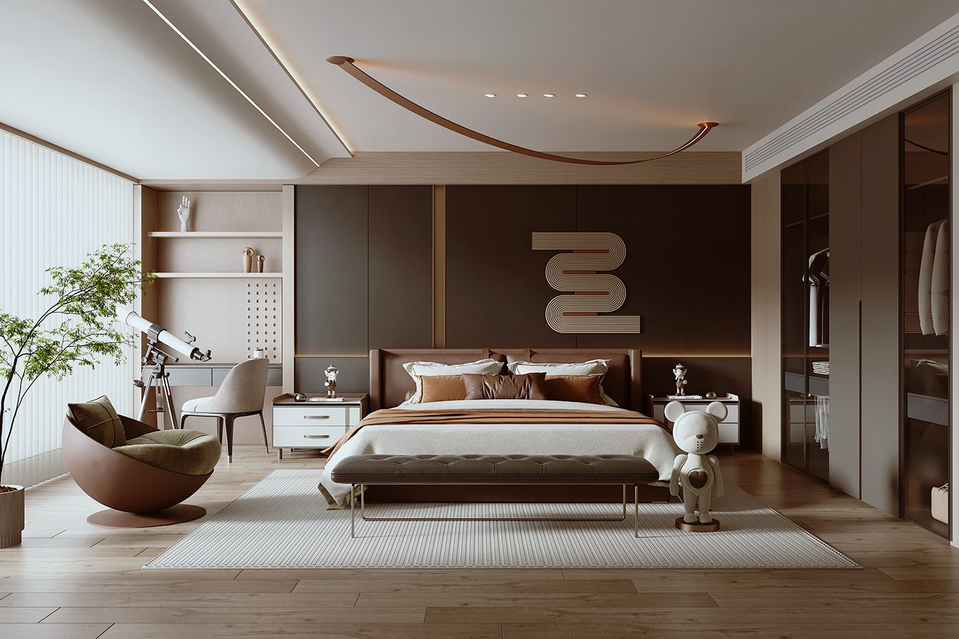 Download Free 3Ds Max Bedroom Interior Model