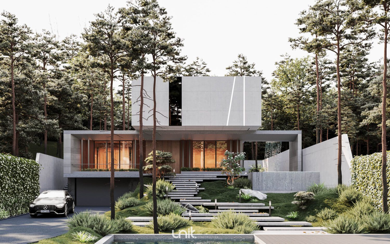 3D Villa Exterior Model Download By Tam An