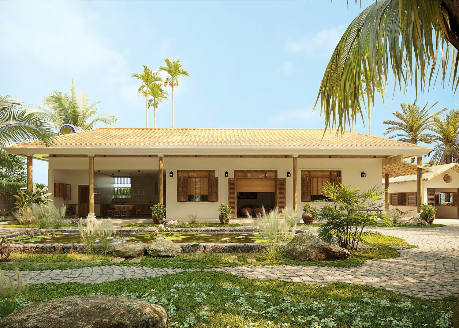 3D House Exterior Model Download By Do Cuong