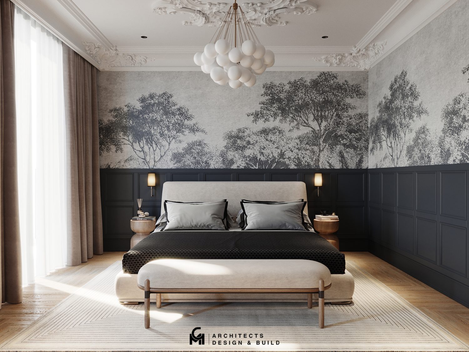 3D Hotel Room Interior Model Download by Dai Duong