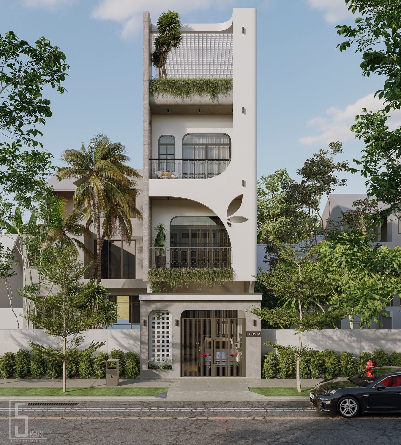 3Ds Max House Exterior Model Download By Tuan Ca