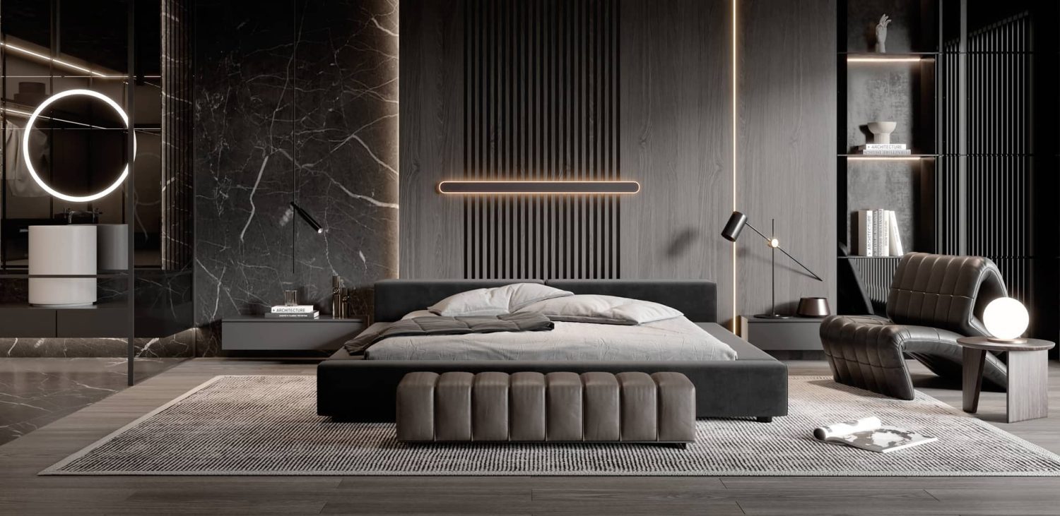 3Ds Max Bedroom Interior Model By Kha Vi