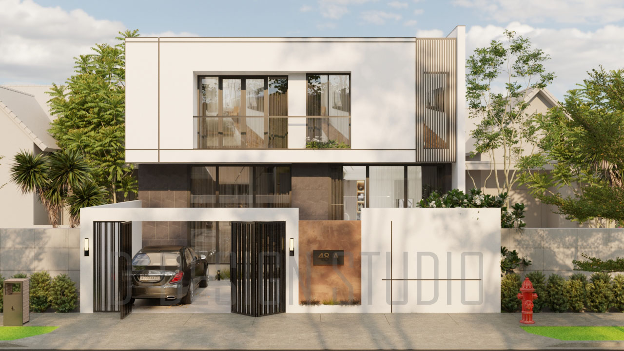 3Ds Max House Exterior Model Download By 3DF 360