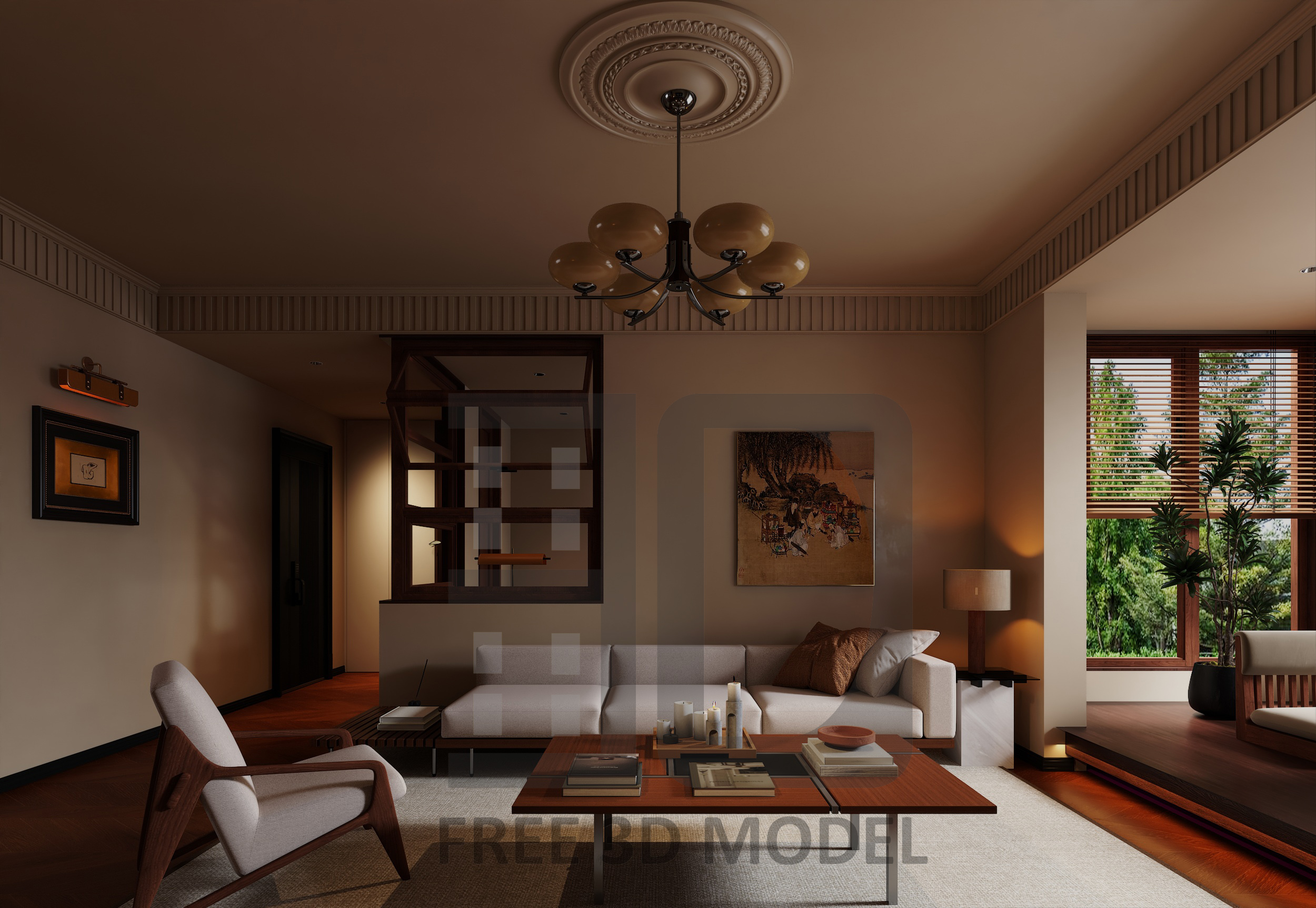3D Apartment Model Download by 3DF 22