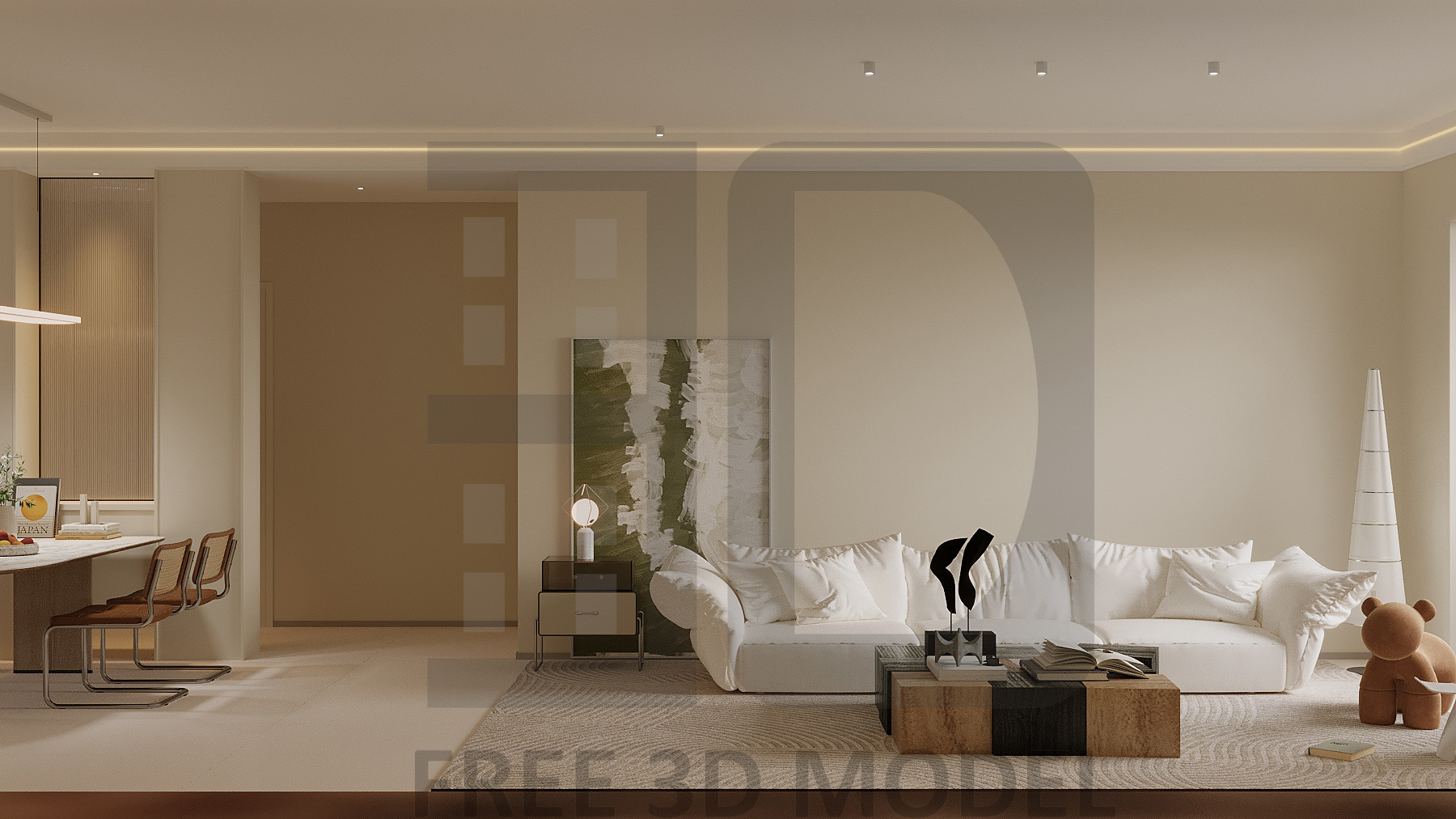 3D Apartment Model Download by 3DF 25