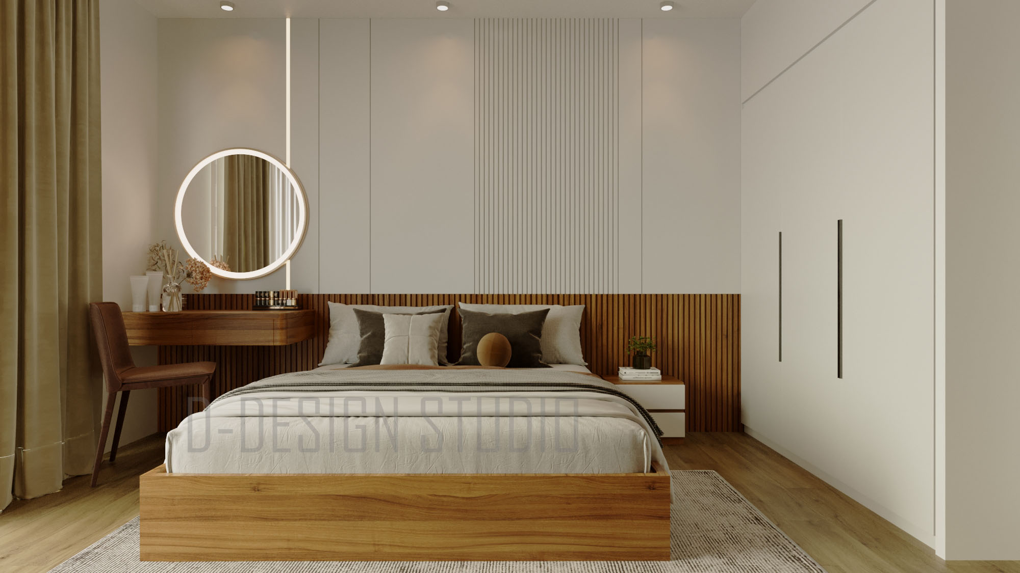 3D Livingroom- Kitchen Model Download by 3DF 32