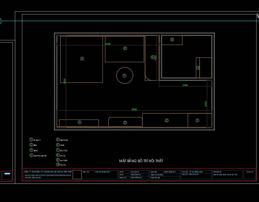 2D Drawings Interior Apartment Download By 3DF 379