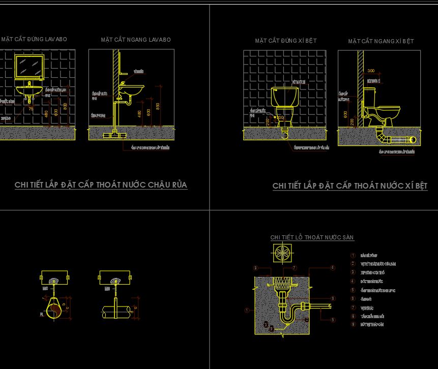 2D Water System Drawings Exterior House Download By 3DF 388