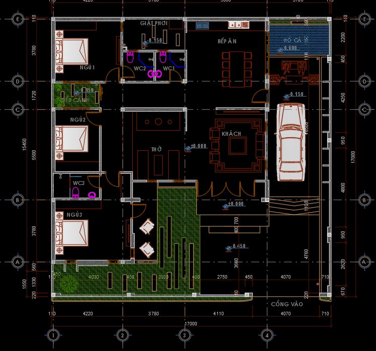 2D Drawings Exterior Villa Download By 3DF 402