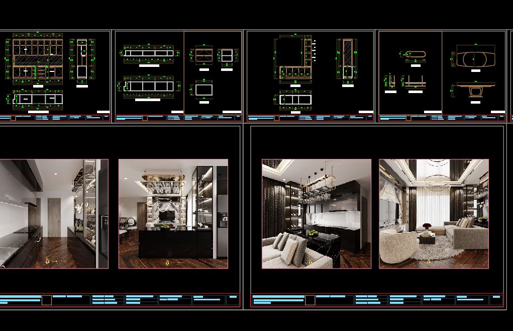 2D Drawings Interior Apartment Download By 3DF 369