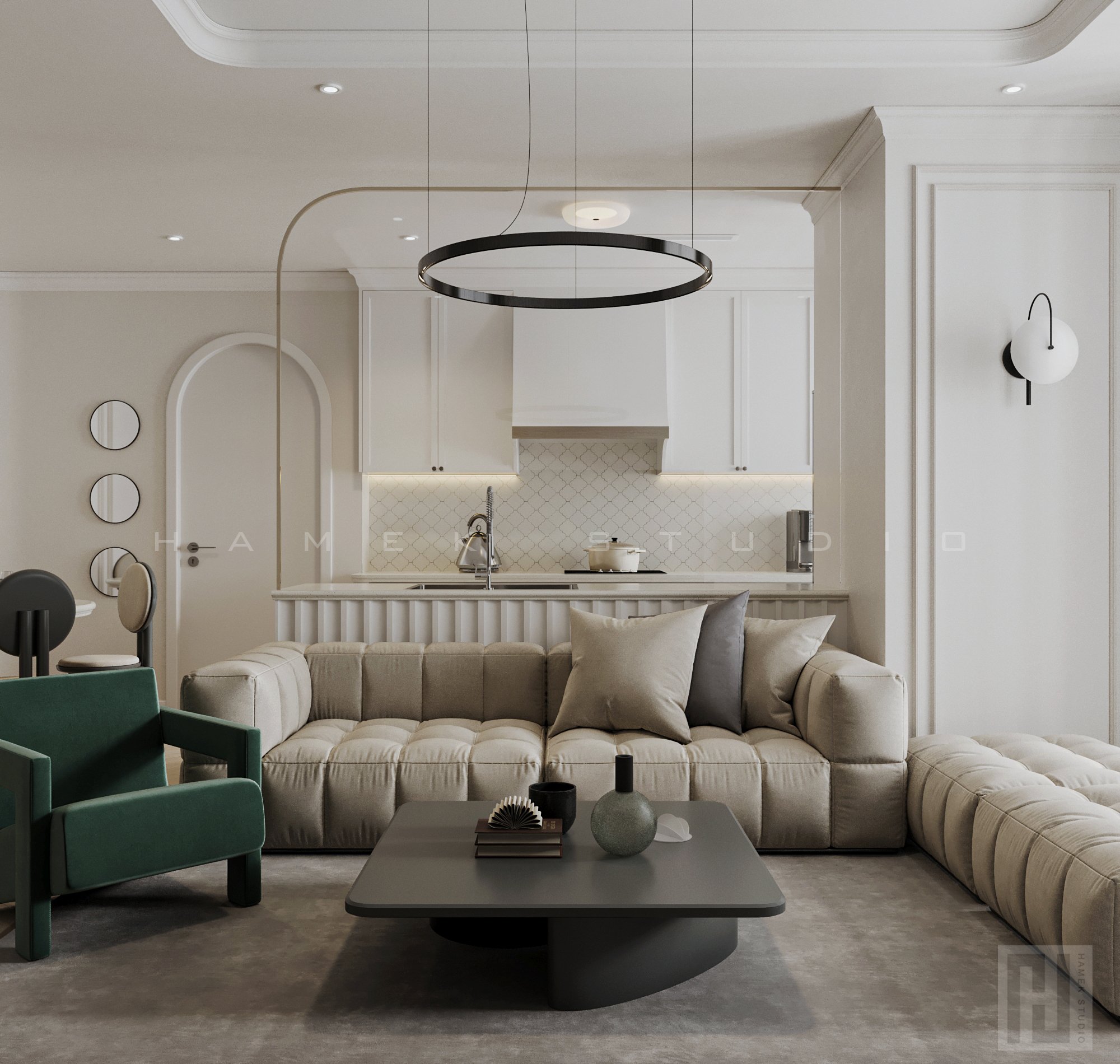 3D Apartment model Luxury Download By Hamake Studio  636