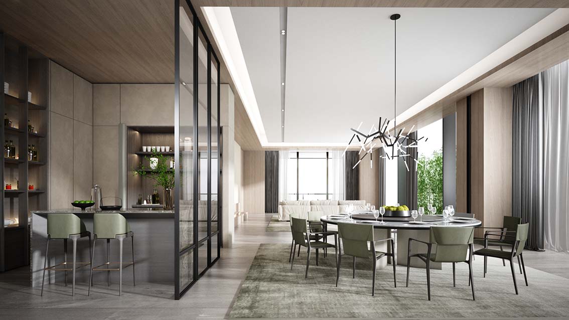 3D Sketchup Living- Kitchen Download by 3DF 664