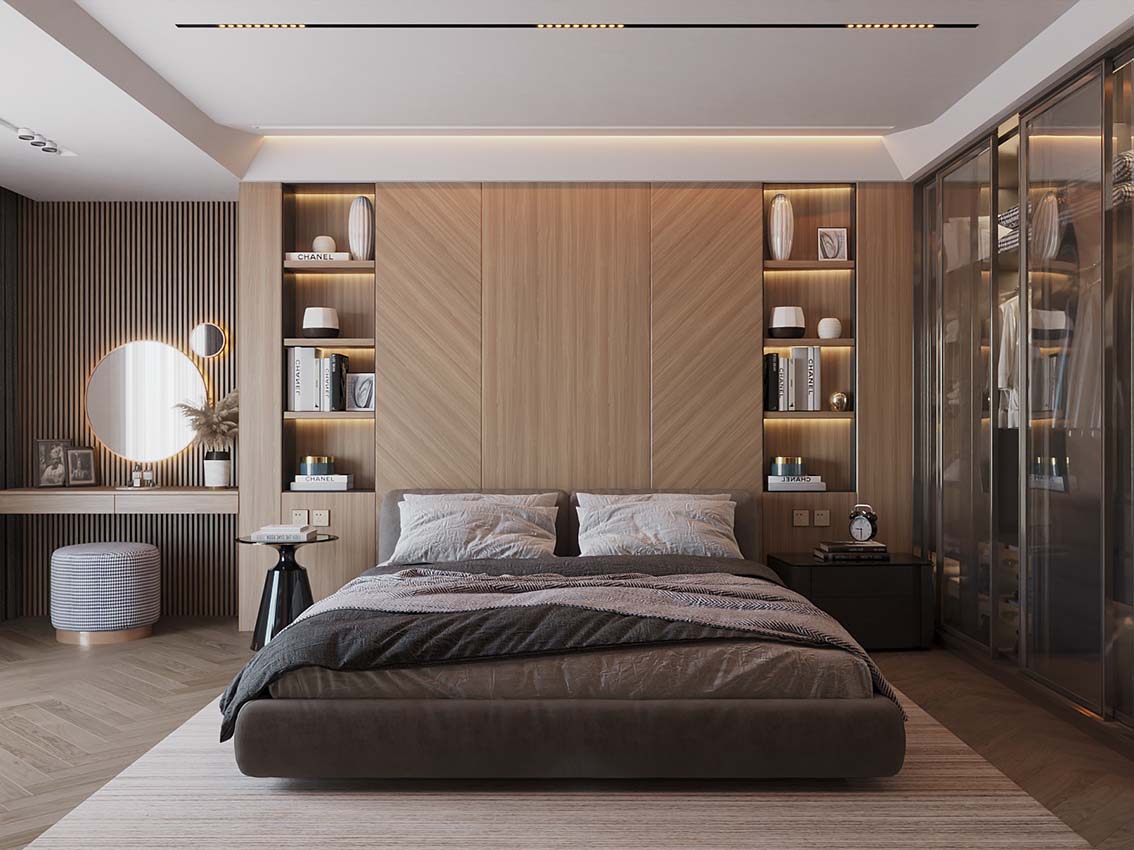 Download free 3d model of   bedroom designed by Quoc Thien 710