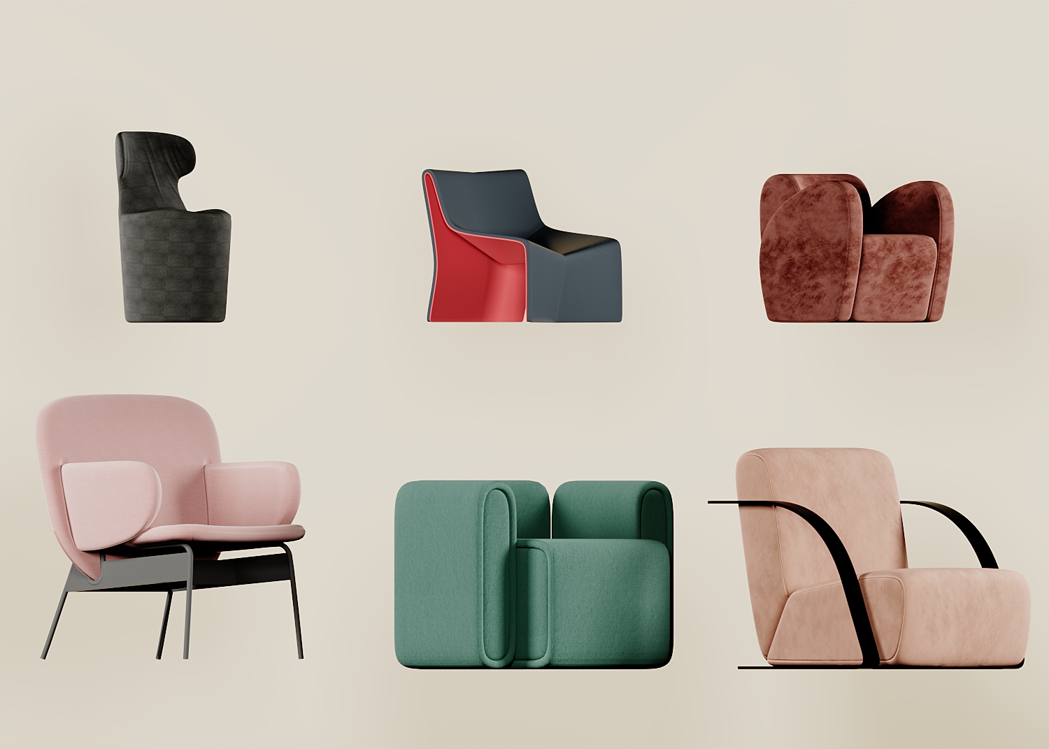 Download free 3d model of chair shared by 3DF.PRO 04