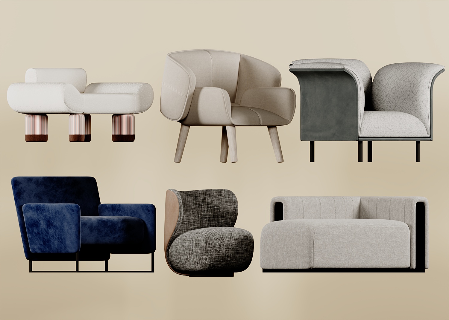 Download free 3d model of chair shared by 3DF.PRO 05