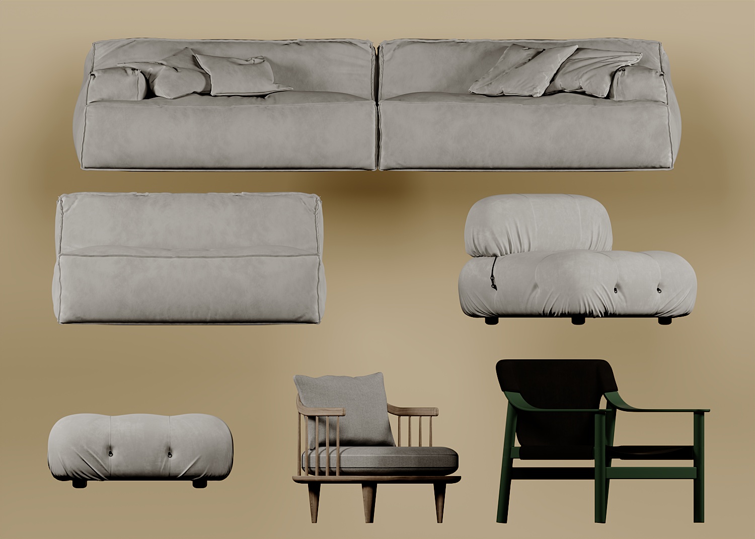 Download free 3d model of chair shared by 3DF.PRO 10