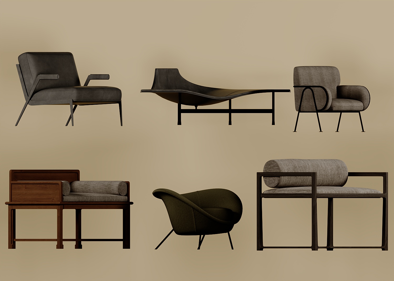 Download free 3d model of chair shared by 3DF.PRO 11