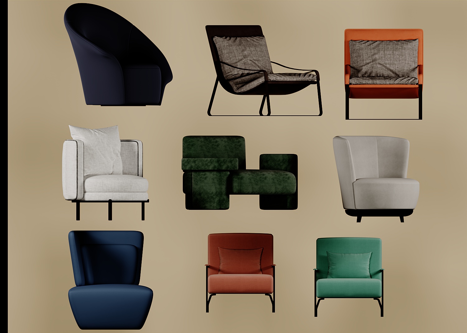 Download free 3d model of chair shared by 3DF.PRO 18