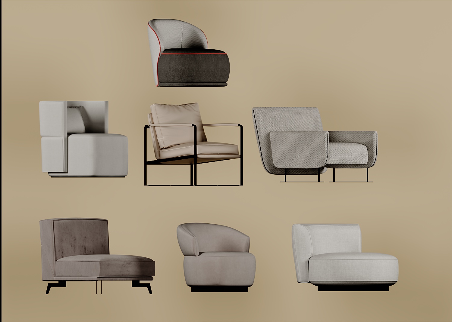 Download free 3d model of chair shared by 3DF.PRO 19