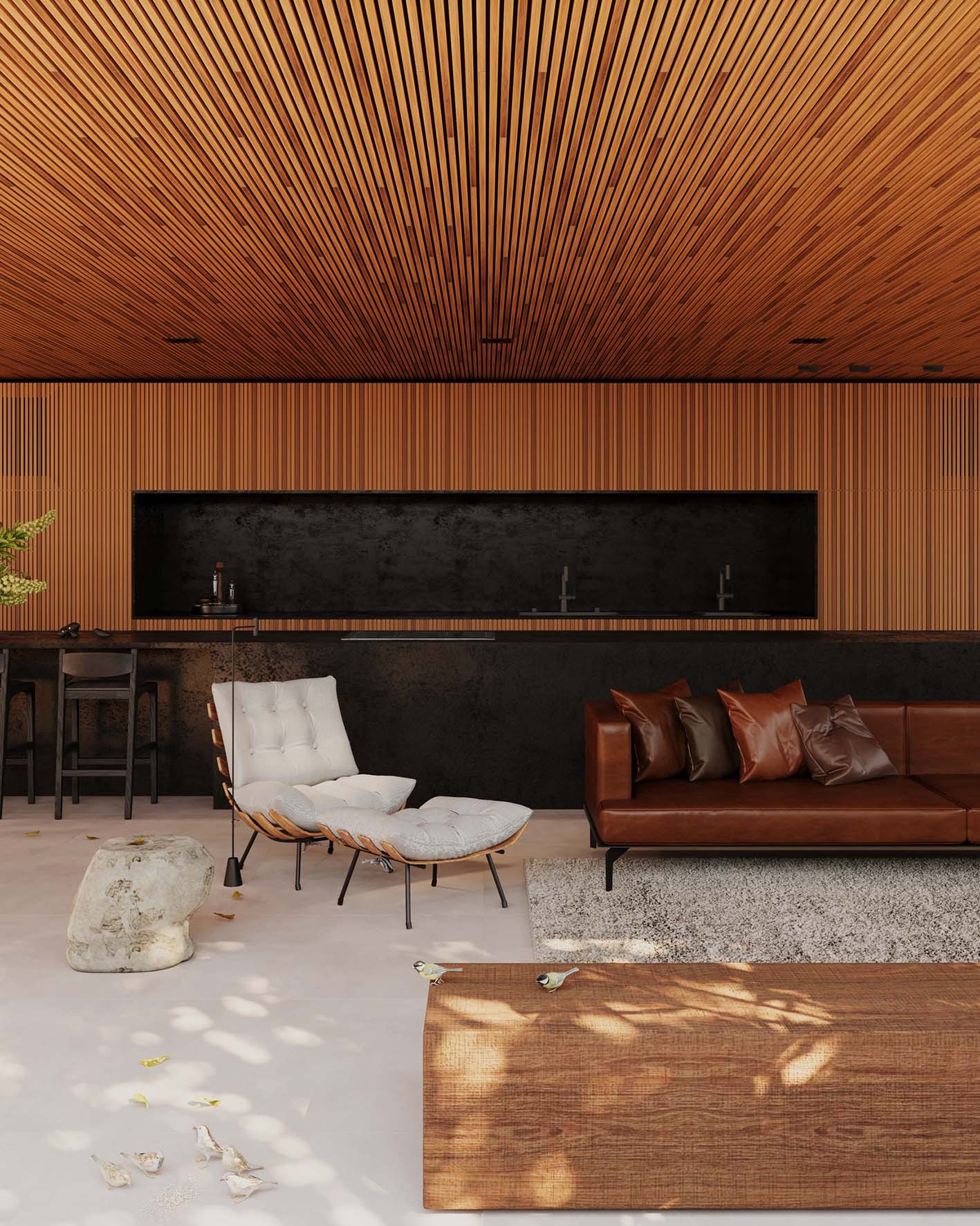 Download free 3d model of   Q04L63 House designed by mf+arquitetos cover by 3DF