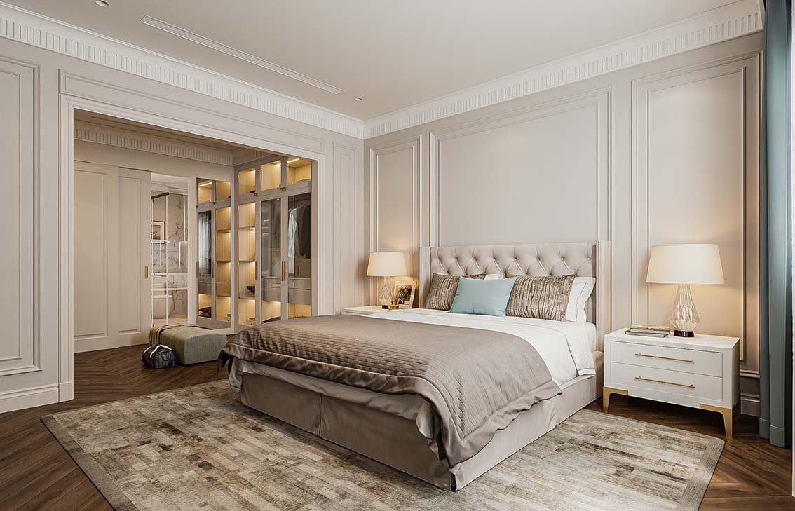 Download free 3d model of bedroom designed by Hoan Max 745