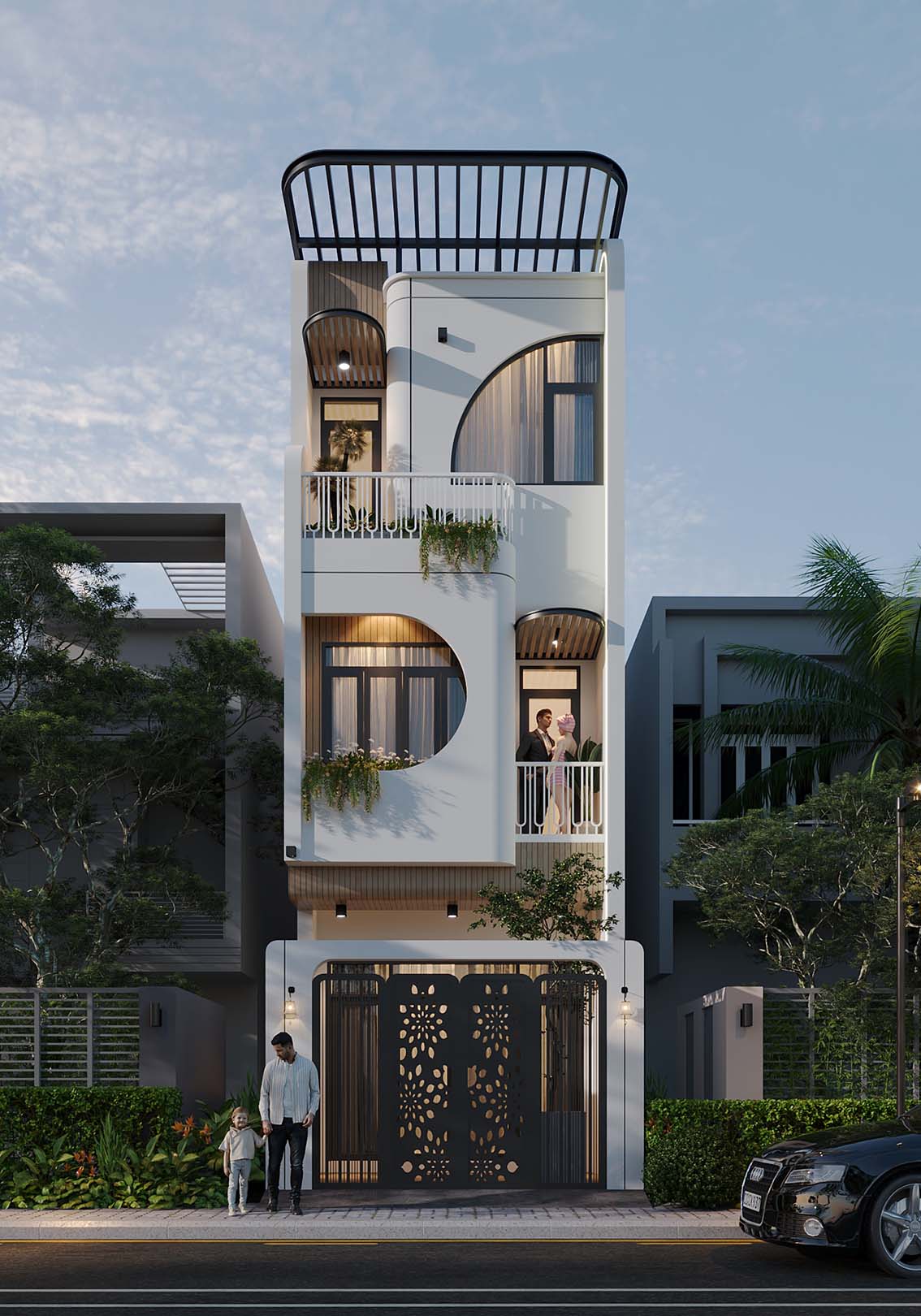 Download free 3d model of house designed by Nhat Minh 749