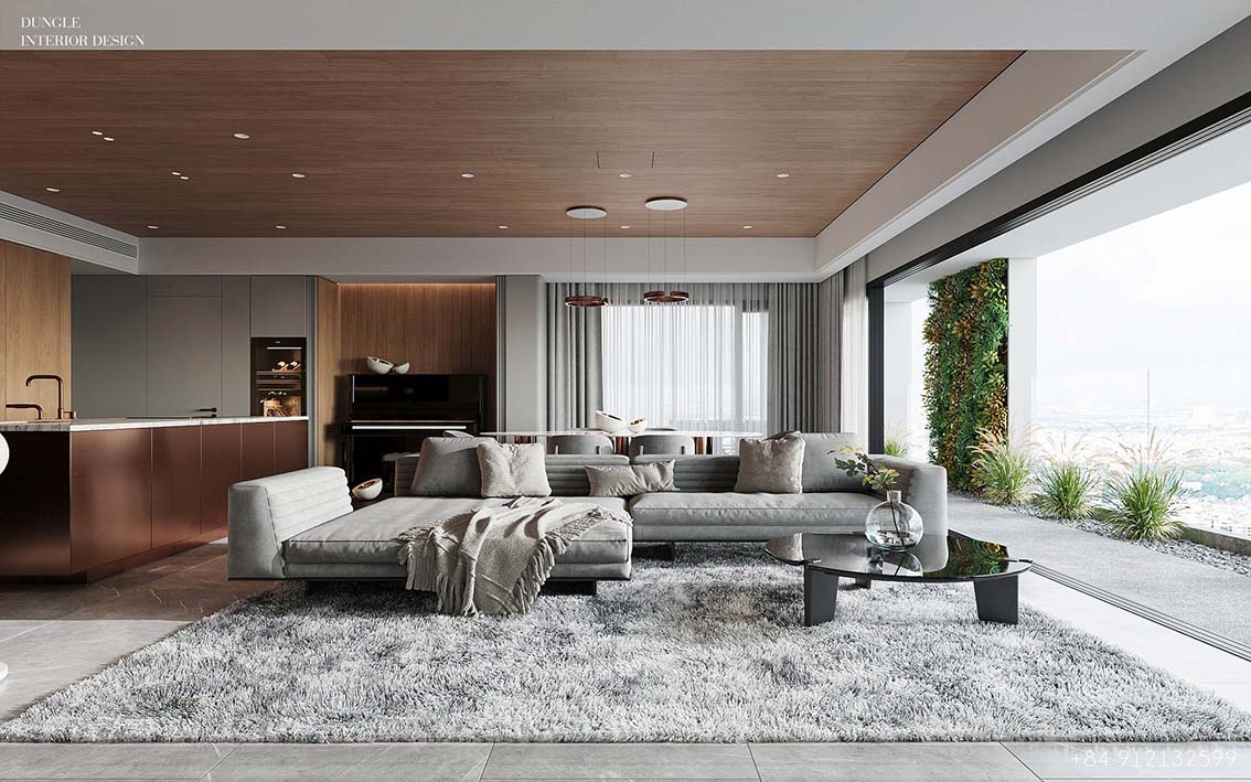 Download free 3d model of  livingroom designed by Dung Le 758