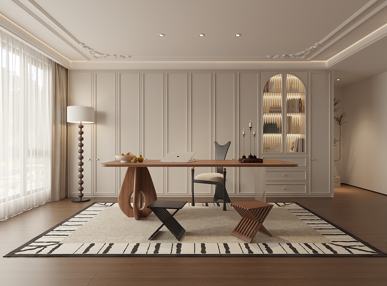 Download free 3d model of workingroom designed by 3DF.PRO 755