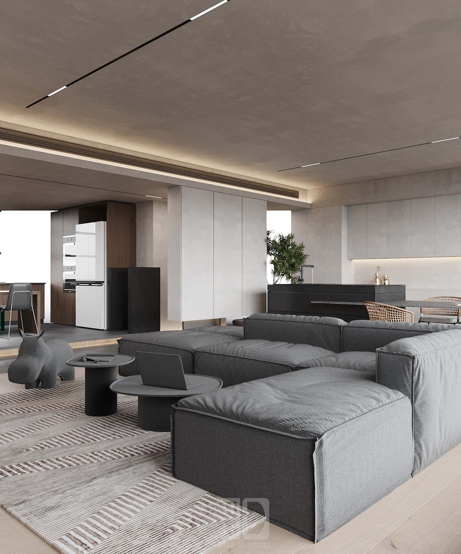 Download free 3d model of   livingroom sofa collected by 3df.pro 16