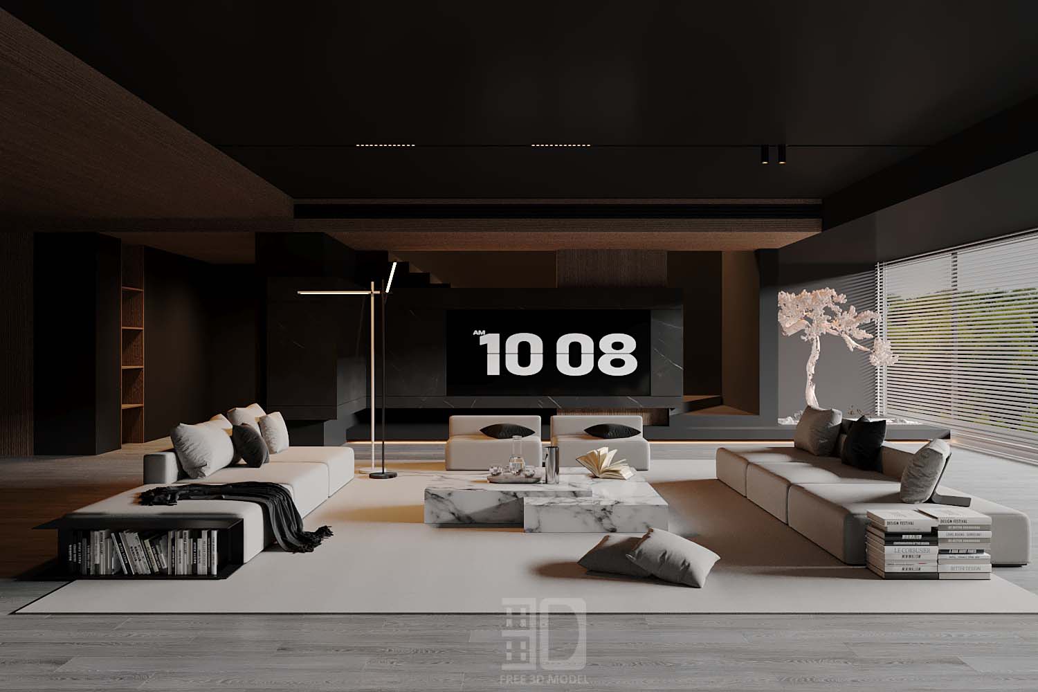 Download free 3d model of   livingroom sofa collected by 3df.pro 17