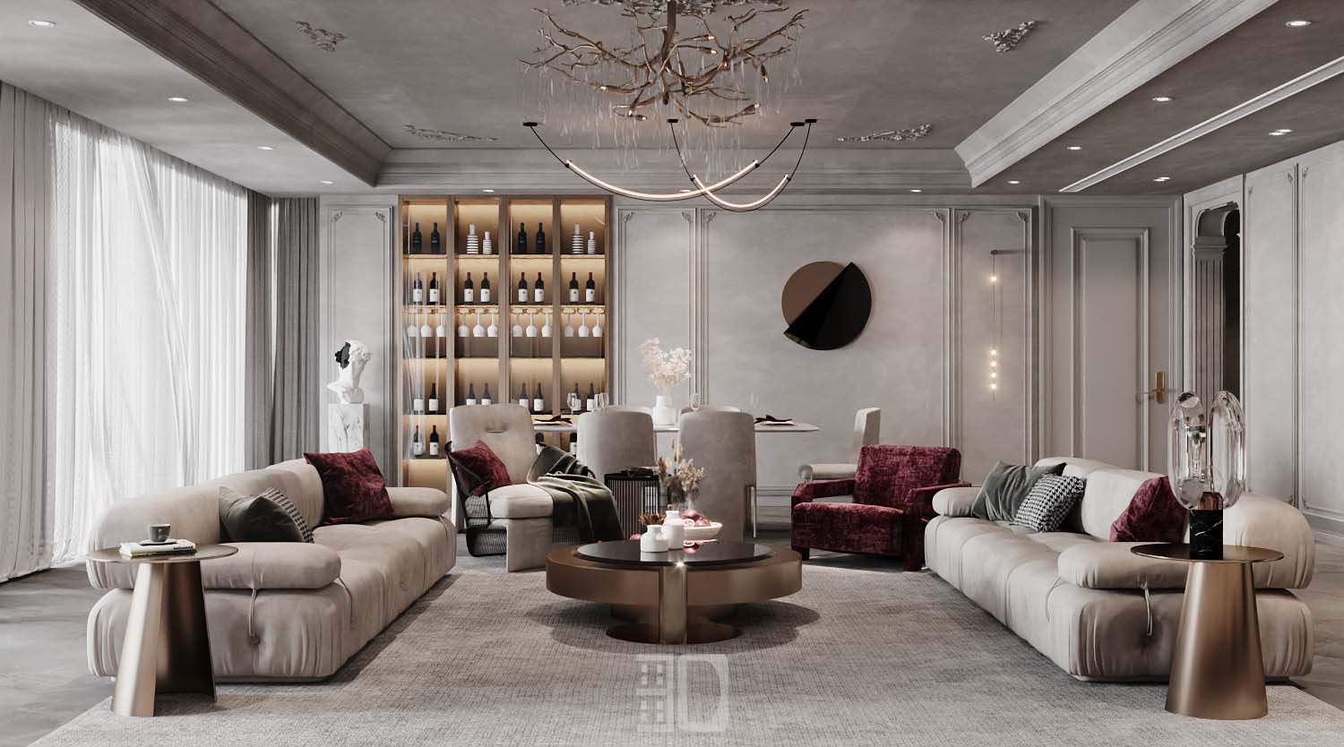 Download free 3d model of livingroom sofa collected by 3df.pro 37