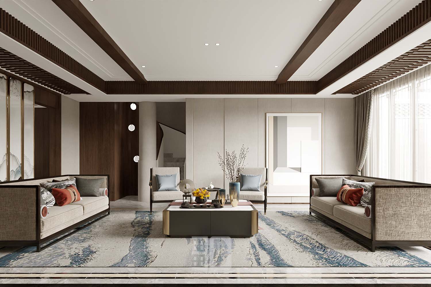 Download free 3d model of   livingroom sofa collected by 3df.pro 70