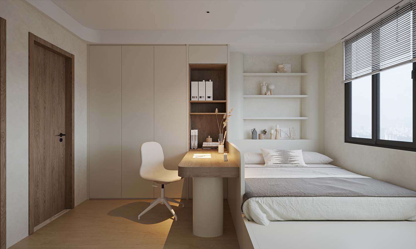 Download free 3d model of  bedroom designed by Thanh Dang 766
