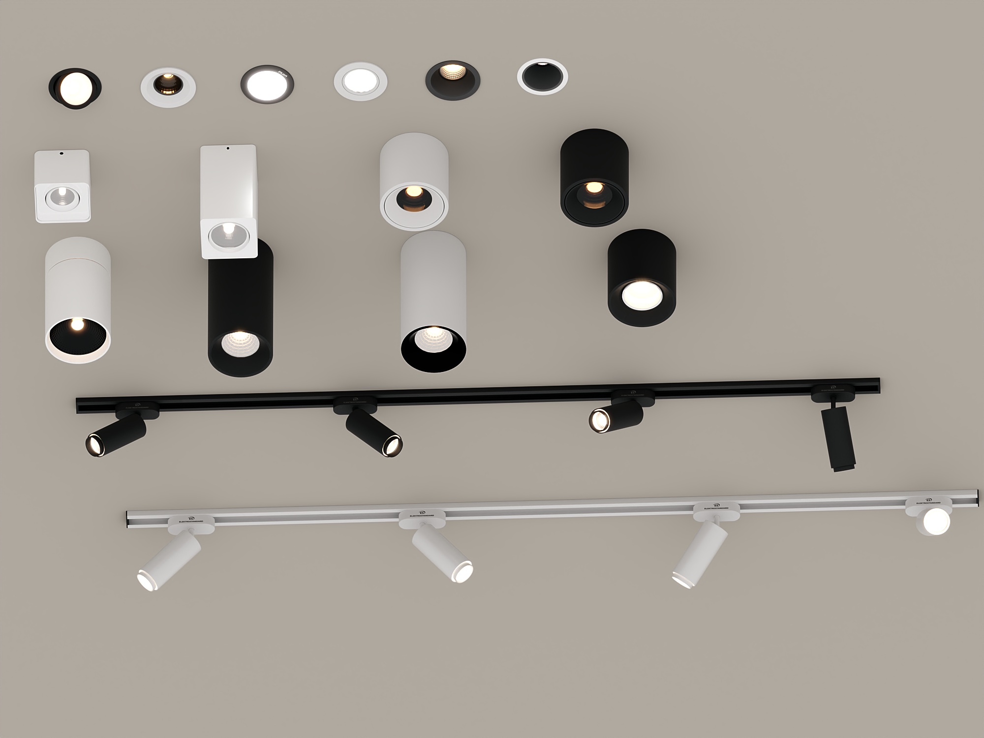 Download free 3d model of   celling lights collected by 3df.pro 44