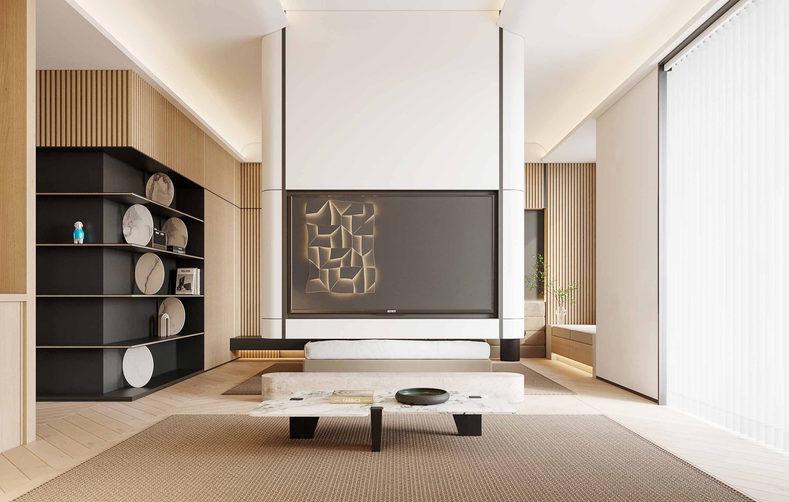 Download free 3d model of bedroom and livingroom collected by 3DF.PRO 796
