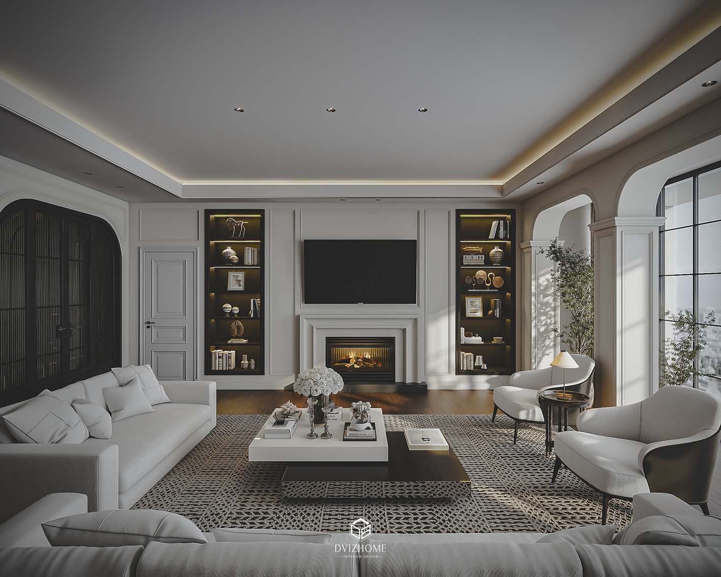 Download free 3d model of livingroom designed by Phong Nguyen 808