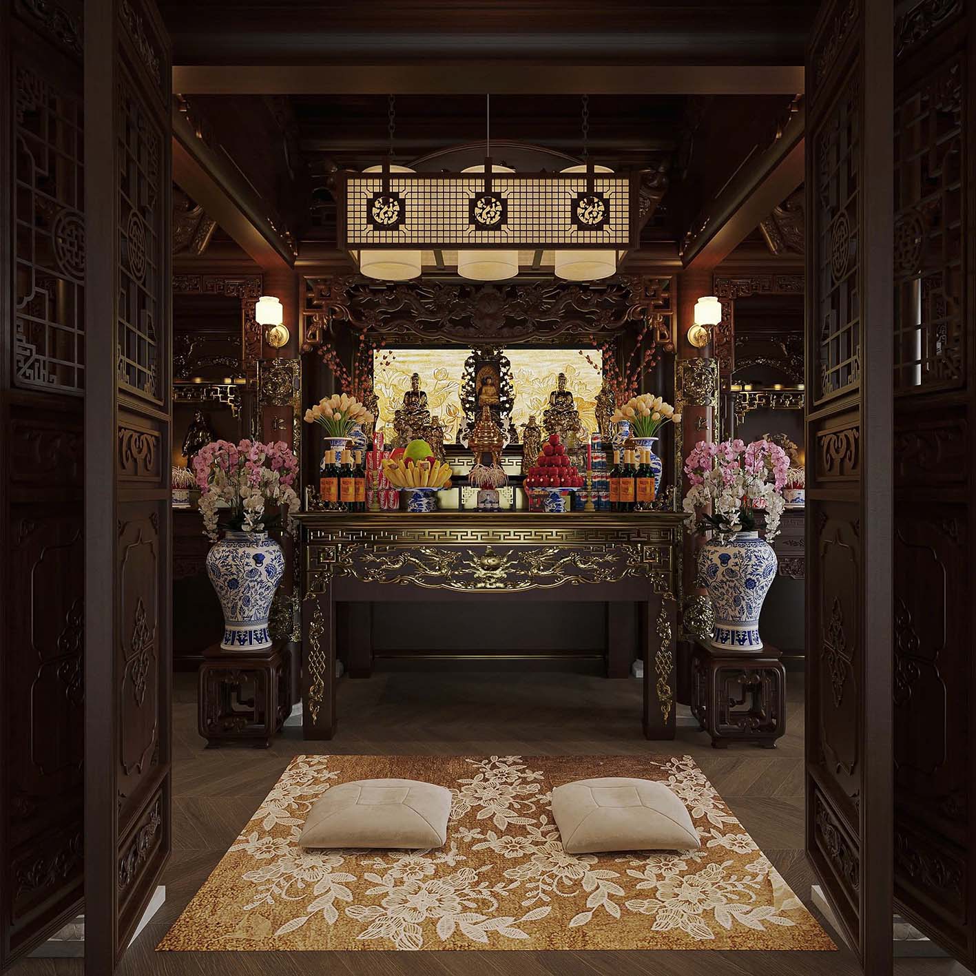 Download free 3d model of   altar room designed by Duc Nguyen 809