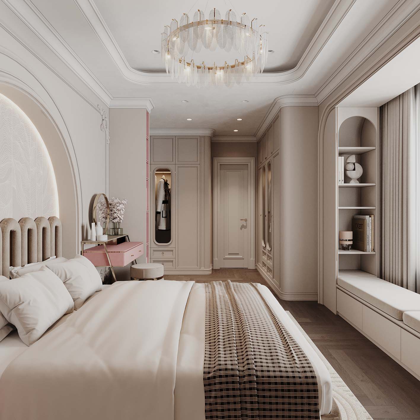 Download free 3d model of   bedroom designed by Chi Nghĩa 810