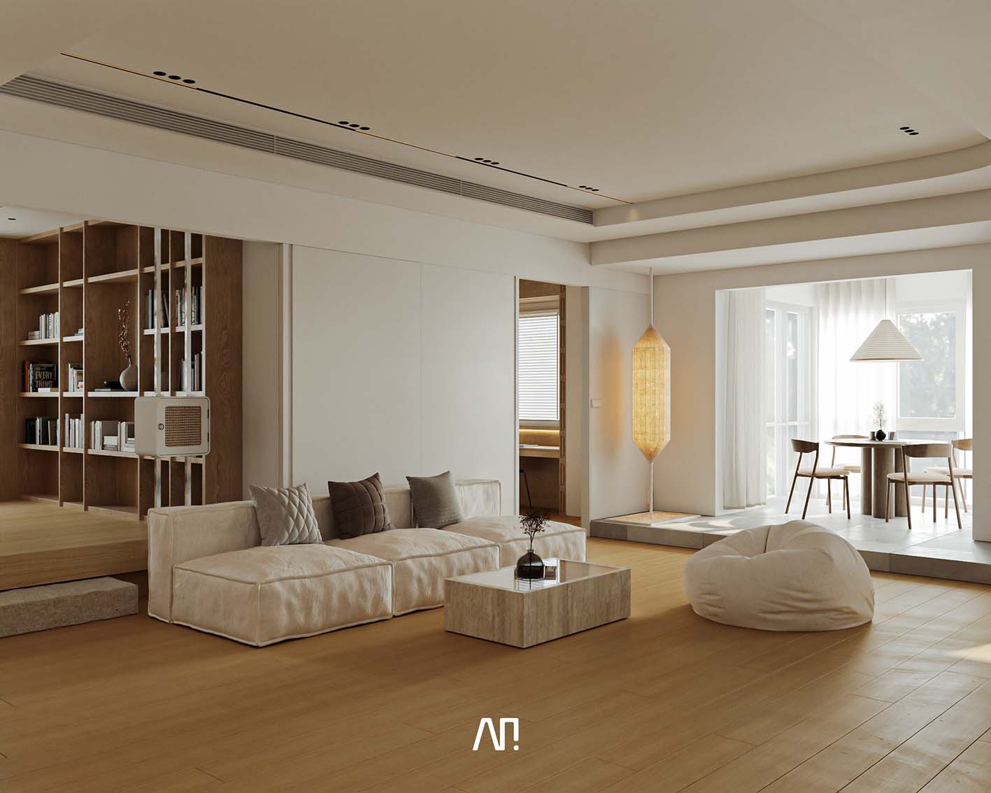 Download free 3d model livingroom designed by Phuong Pham 811