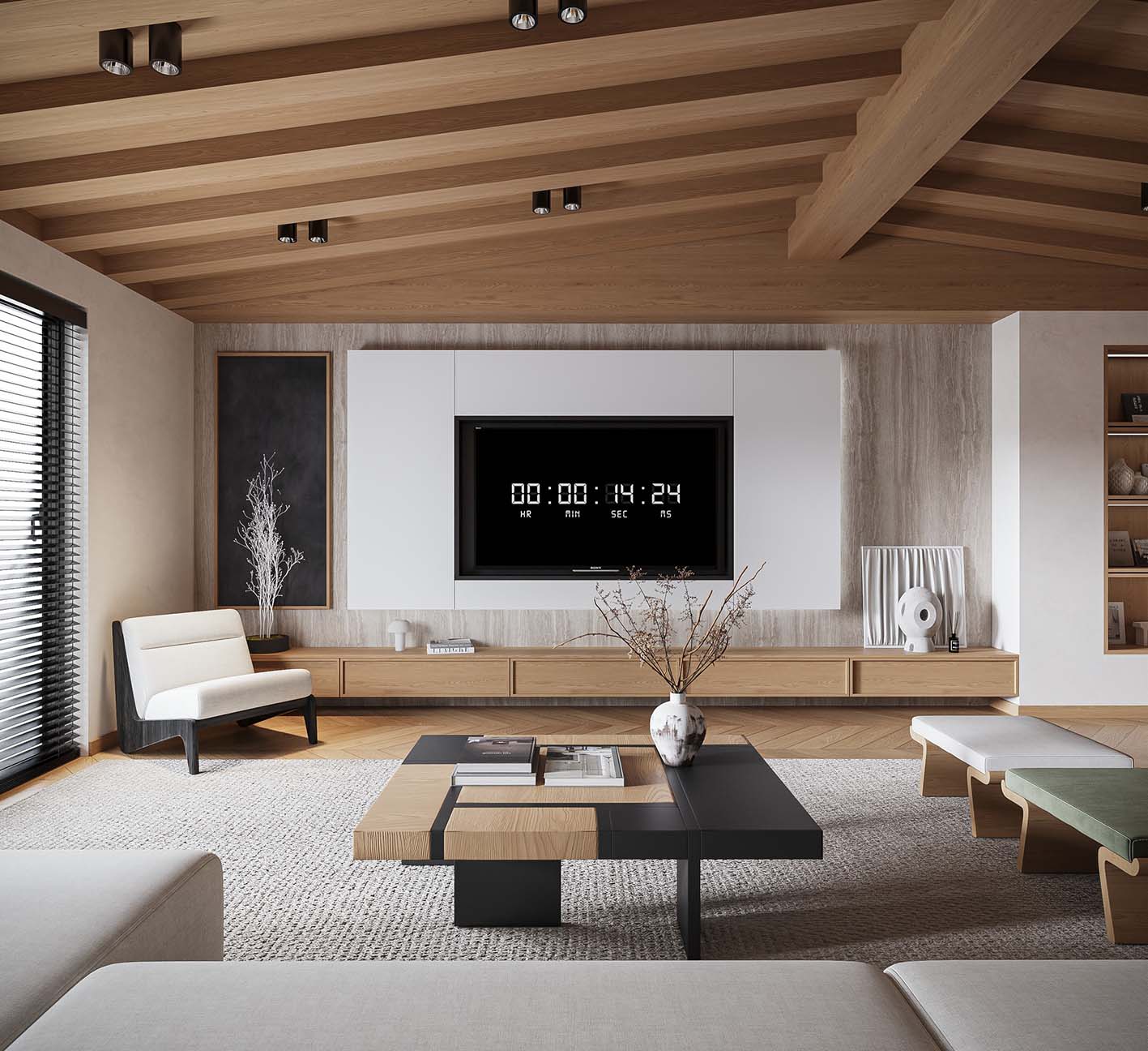 Download free 3d model japandi apartment designed by Lai Tuan Hai 813