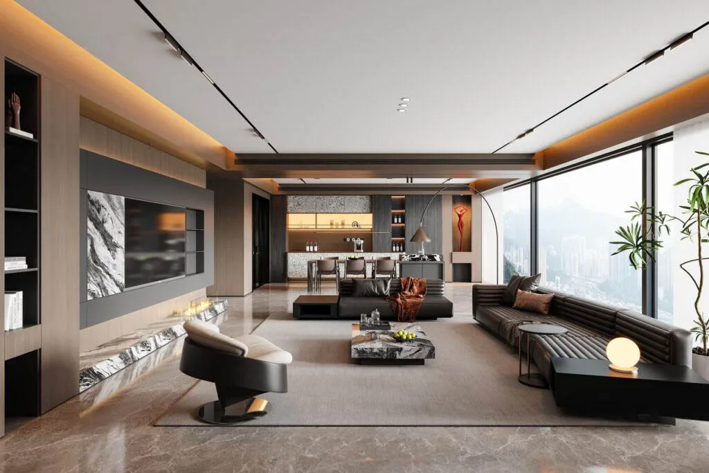 Free 3d model of livingroom collected by 3df.pro 819