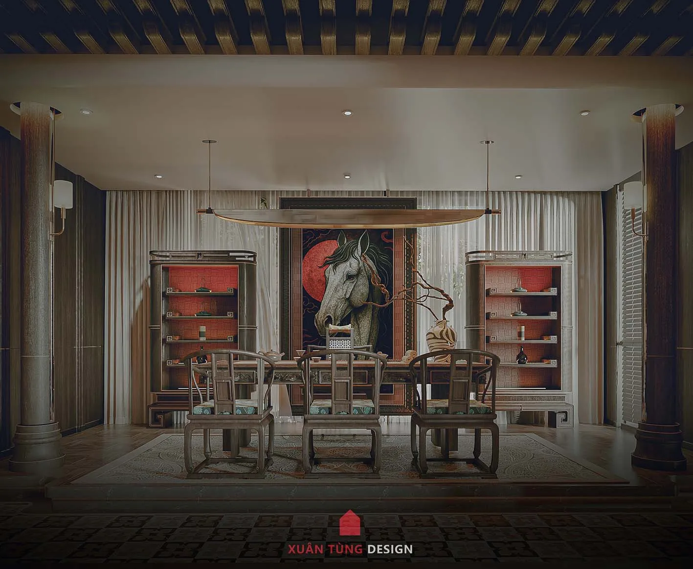 Free 3d interior scene by Tran Mo 829