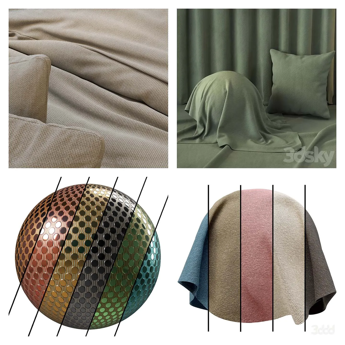Free Fabric Textures Download by 3df.pro 02