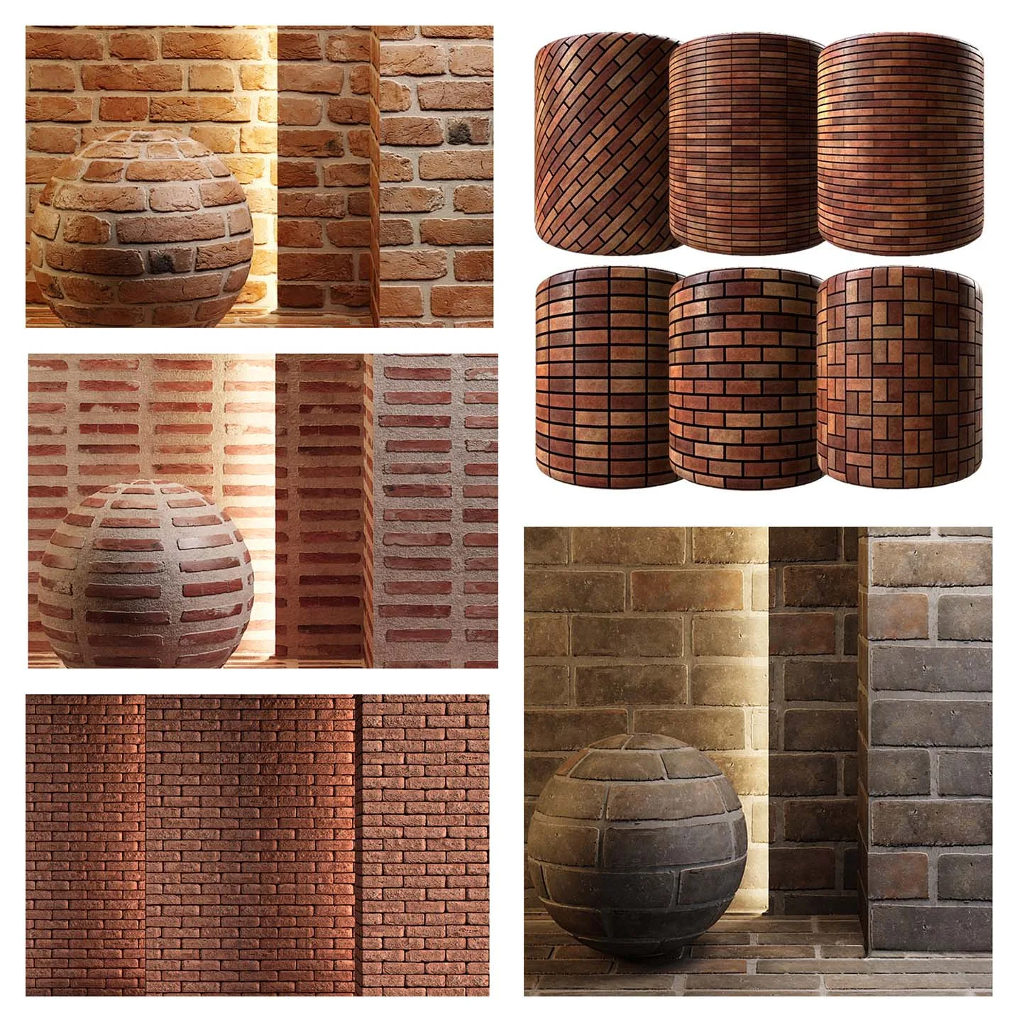Free Brick Textures Download by 3df.pro 01
