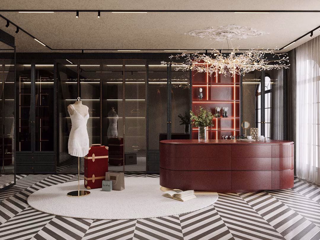 Free 3dsMax Dressing Room Scene Collected 857
